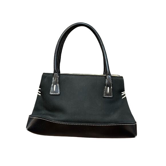 Nine West Little Black Purse Handbag Satchel 90s Y2K - Picture 1 of 12